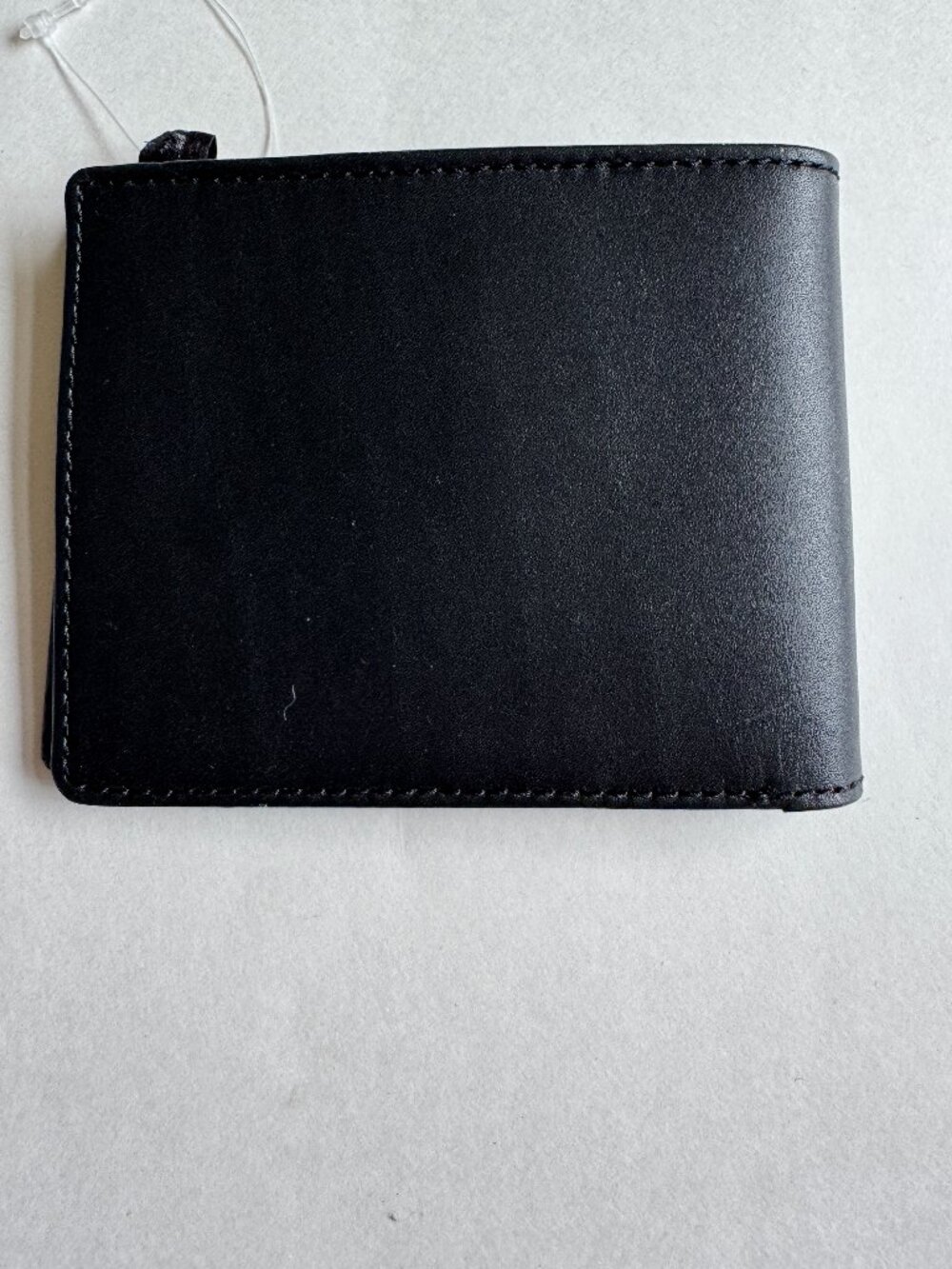 Mens Polo Ralph Lauren Pony Logo Leather Bifold Wallet Black - Picture 4 of 6